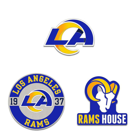 Los Angeles Rams Enamel Pin Set 3 Piece-0