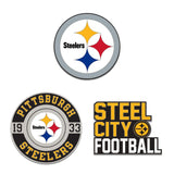 Pittsburgh Steelers Enamel Pin Set 3 Piece-0