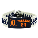 Detroit Tigers Bracelet Genuine Baseball Miguel Cabrera CO-0