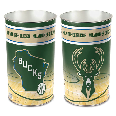 Milwaukee Bucks Wastebasket 15 Inch - Periodic Restock-0