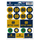 Notre Dame Fighting Irish Decal Sheet 5x7 Vinyl-0
