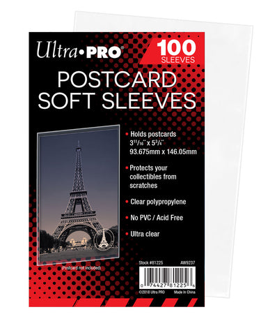 Ultra Pro Postcard Card Sleeves (100 per pack)-0