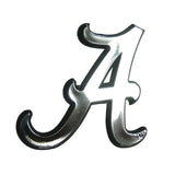 Alabama Crimson Tide Auto Emblem - Silver-1