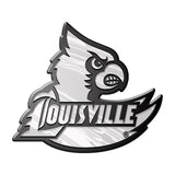 Louisville Cardinals Auto Emblem - Silver - Special Order-0