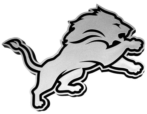 Detroit Lions Auto Emblem - Silver-0