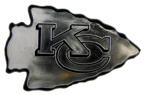 Kansas City Chiefs Auto Emblem - Silver-0