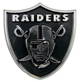 Las Vegas Raiders Auto Emblem - Silver-0