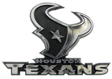Houston Texans Auto Emblem - Silver-0