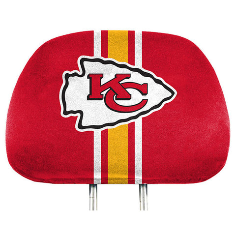 Kansas City Chiefs Headrest Covers Full Printed Style-0