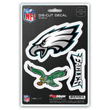 Philadelphia Eagles Decal Die Cut Team 3 Pack-1