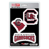 South Carolina Gamecocks Decal Die Cut Team 3 Pack-0