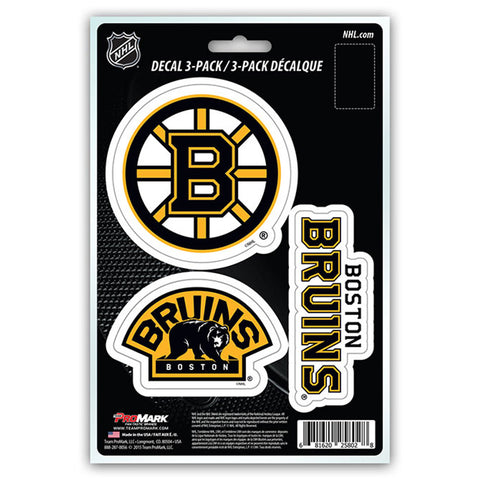 Boston Bruins Decal Die Cut Team 3 Pack-0