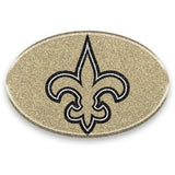 New Orleans Saints Auto Emblem Oval Color Bling Style-0