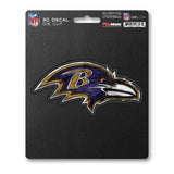 Baltimore Ravens Decal 5x8 Die Cut 3D Logo Design-0