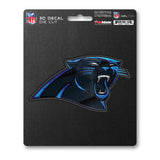 Carolina Panthers Decal 5x8 Die Cut 3D Logo Design-0