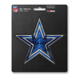 Dallas Cowboys Decal 5x8 Die Cut 3D Logo Design-0