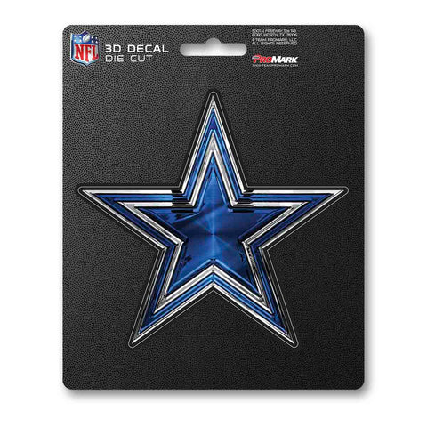 Dallas Cowboys Decal 5x8 Die Cut 3D Logo Design-0