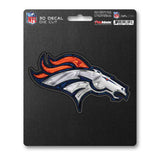 Denver Broncos Decal 5x8 Die Cut 3D Logo Design-0