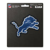 Detroit Lions Decal 5x8 Die Cut 3D Logo Design-0
