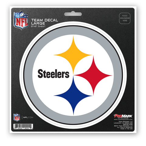 Pittsburgh Steelers Decal 8x8 Die Cut-0