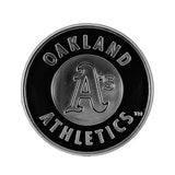 Oakland Athletics Auto Emblem - Silver - Special Order-0
