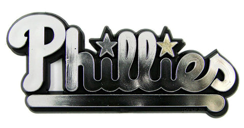 Philadelphia Phillies Auto Emblem - Silver-0