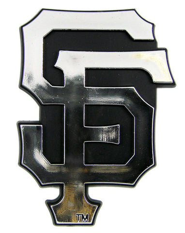 San Francisco Giants Auto Emblem - Silver-0