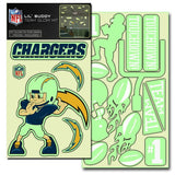 San Diego Chargers Decal Lil Buddy Glow in the Dark Kit CO-1
