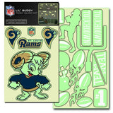 St. Louis Rams Decal Lil Buddy Glow in the Dark Kit CO-1