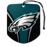 Philadelphia Eagles Air Freshener Shield Design 2 Pack-0