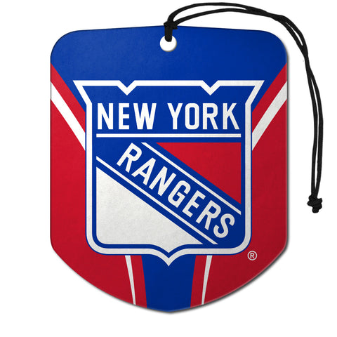 New York Rangers Air Freshener Shield Design 2 Pack-0