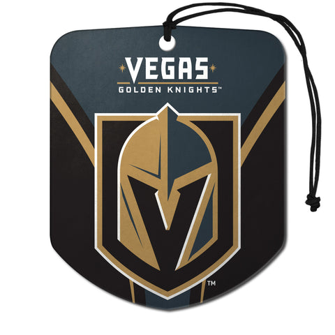 Vegas Golden Knights Air Freshener Shield Design 2 Pack-0