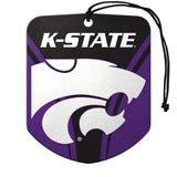 Kansas State Wildcats Air Freshener Shield Design 2 Pack - Special Order-0