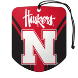 Nebraska Cornhuskers Air Freshener Shield Design 2 Pack-0