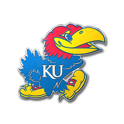 Kansas Jayhawks Auto Emblem - Color-0