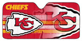 Kansas City Chiefs Auto Sun Shade - 59"x27"-0