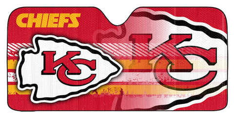 Kansas City Chiefs Auto Sun Shade - 59"x27"-0