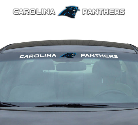 Carolina Panthers Decal 35x4 Windshield-0