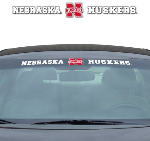 Nebraska Cornhuskers Decal 35x4 Windshield-0