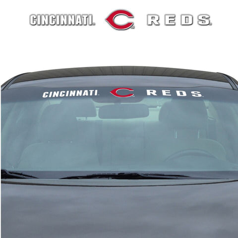 Cincinnati Reds Decal 35x4 Windshield-0