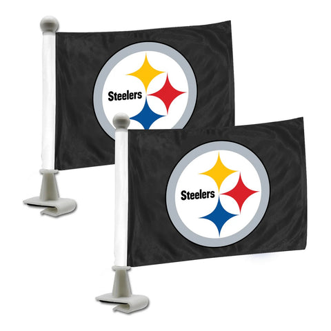 Pittsburgh Steelers Flag Set 2 Piece Ambassador Style-0