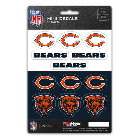Chicago Bears Decal Set Mini 12 Pack-0