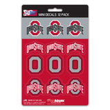 Ohio State Buckeyes Decal Set Mini 12 Pack-0