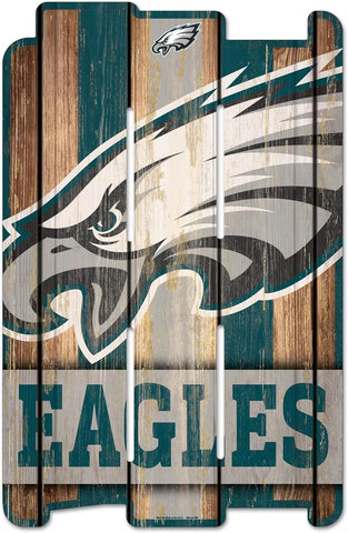 Philadelphia Eagles Sign 11x17 Wood Fence Style-0