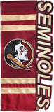 Florida State Seminoles Flag Garden Style Applique Sculpted-0