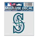 Seattle Mariners Decal 3x4 Multi Use-0