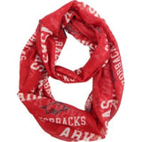 Arkansas Razorbacks Scarf Infinity Style Alternate Design-0