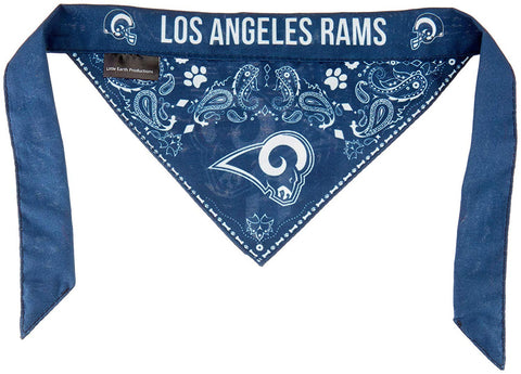 Los Angeles Rams Pet Bandanna Size XS - Special Order-0