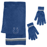 Indianapolis Colts Scarf and Glove Gift Set Chenille-0
