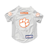 Clemson Tigers Pet Jersey Stretch Size Big Dog-0